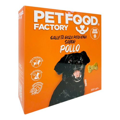 Pet Food Galletas Pollo Para Perros Raza Pequeña 350 Gr