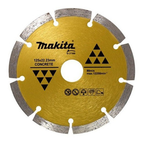 Disco de diamante segmentado Makita D-37568 de 5-125 mm