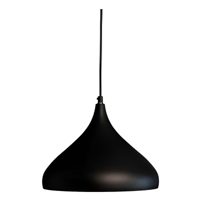 Lampara Colgante Valentin Negro 30cm Apto Led E27 Cie