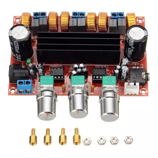Placa  Amplificador 2.1 Compacto - 50w+50w+100w 200w Rms