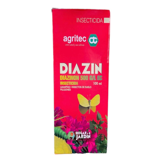 Insecticida Diazin - Elimina Insectos Plantas Jardín