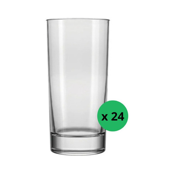 Vasos Trago Largo Nadir Cylinder 350ml X24 Color Transparente