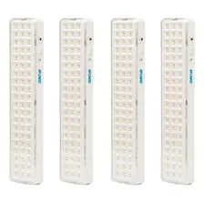 Luz Emergencia Sica 60 Leds 8hs Autonomía Pack X 4u Color Blanco