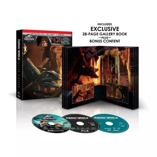 Jurassic World Fallen Kingdom Blu Ray Película Gallery 4k