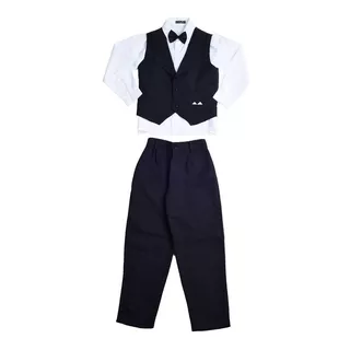 Conjunto Infantil Social Colete Calça Camisa Gravata Festa 