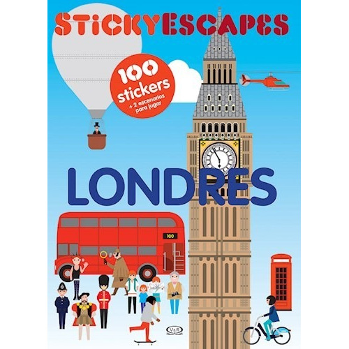 Londres - Libro Con Stickers - Stickyscapes - V&r