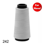 Linha Para Costura Reta Kron 120-1500mts Máquina De Costura Cor 242- Cinza Cronos