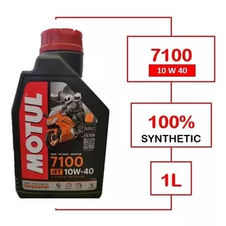 Motul 7100 10w40 1l Aceite Motor Gasolina Moto 4t Sintetico