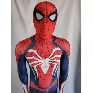 Cosplay Homem Aranha Ps4 Completo Adulto Top