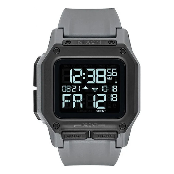 Reloj Para Hombre Nixon Regulus All Gunmetal A1180-632 Gris