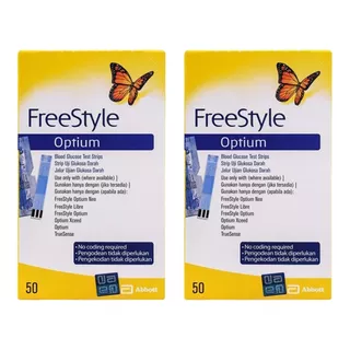 100 Tiras / Cintas Reactivas Freestyle Optium Y Libre/ Ohmni