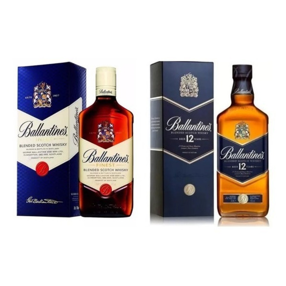 Ballantine's Finest Whisky Escocés Botella 1 Litro + 12 Años