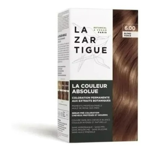 Lazartigue Tinte Natural 6.0 Dark Blond Tono Rubio oscuro