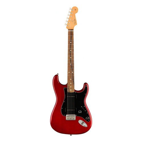 Guitarra Electrica Fender Noventa Stratocaster Mexicana Msi Color Rojo Material del diapasón Pau ferro