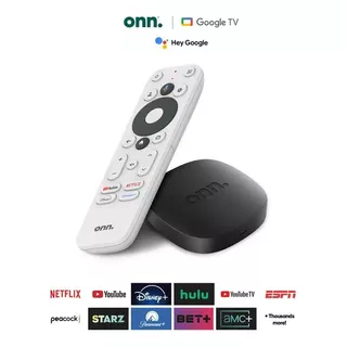 Onn Tv Box 4k Streaming Uhd 2ª Gen 8gb Ram 2gb Google Tv