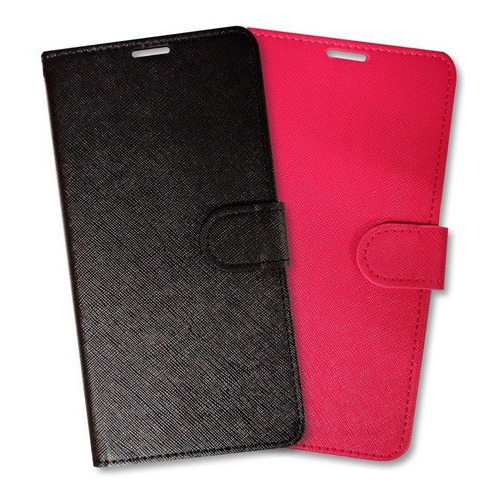 Funda Estuche Agenda Con Tapa Para Xiaomi Linea Redmi Color Rosa Redmi 7