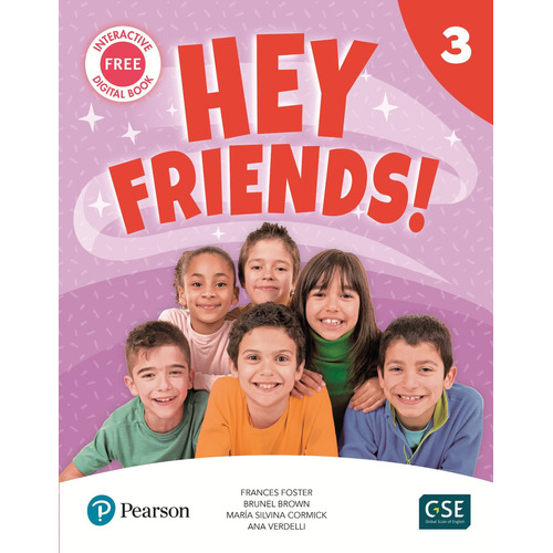 Hey Friends 3 - Pupil´s Book And Workbook -  Pearson