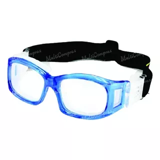 Goggle Deportivo Juvenil Graduar Oftalmico Futbol Azul H54