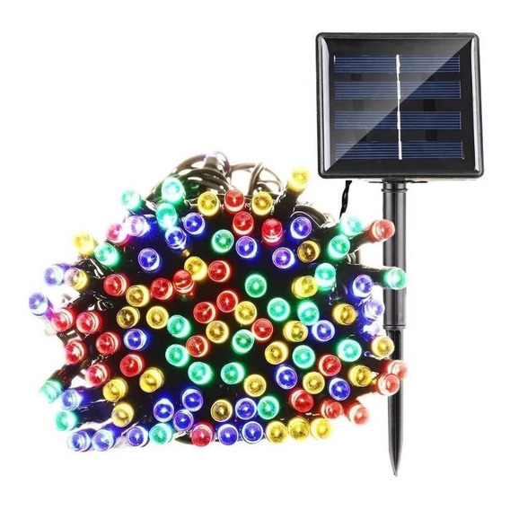 Luces Led Guirnalda Solar 100 Leds 10 Metros