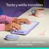 Kit Teclado Y Mouse Logitech Pop Icon, Español, Lila