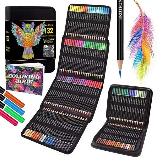 Lapices De Colores Profesionales Para Dibujar Pintar Colores Vibrantes 72  Unidad