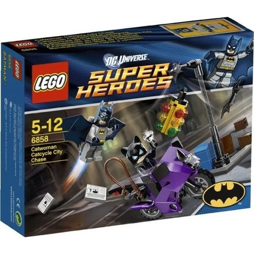 Lego Dc Super Heroes Catwoman Catcycle City Chase # 6858