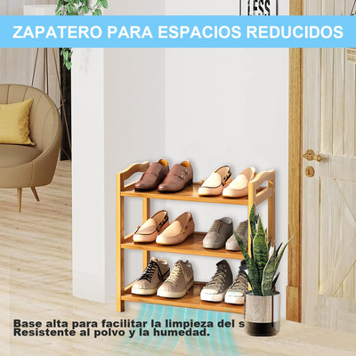 Zapateras Organizador Zapatos 3 Capas Madera Multifuncional