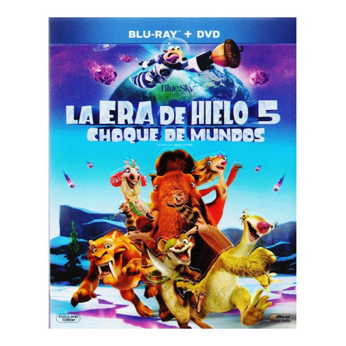 La Era De Hielo 5 Choque De Mundos Pelicula Blu-ray + Dvd