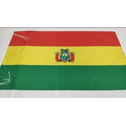 Bandera Bolivia 90 X 150cm Con Tiras Dobles