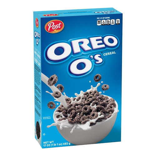 Cereal Oreo O's Sabor Chocolate Y Vainilla 482g