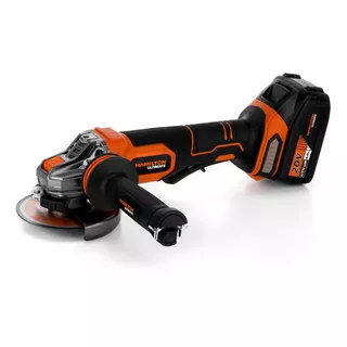 Miniamoladora Angular Inalámbrica Hamilton Ult115 De 50 hz Color Naranja Y Negro 20 w 220 v - 240 v + Accesorio