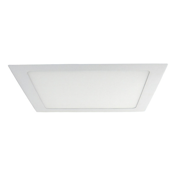 Plafon Led 18w Techo Embutir Cuadrado Lampara Color Luz Cálida