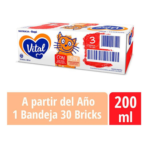 Nutricia Bagó Vital 3 Líquida - Brick - 30 - 200 mL