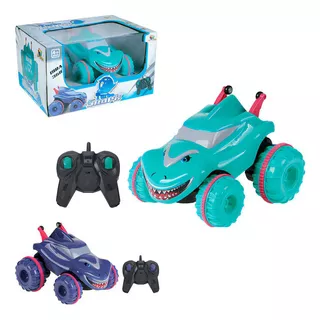 Carro Controle Remoto Shark Crazy Art Brink 830494 Cor Sortido