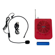 Parlante Bluetooth Portátil Radio Sd Megáfono 5w