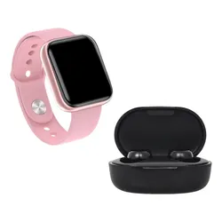 Fones Via Bluetooth + Smartwatch Compátivel Samsung E Xiaomi no Mercado Livre com oferta e cupom de desconto