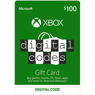 Código Xbox Usa 100 Usd Digital Codes