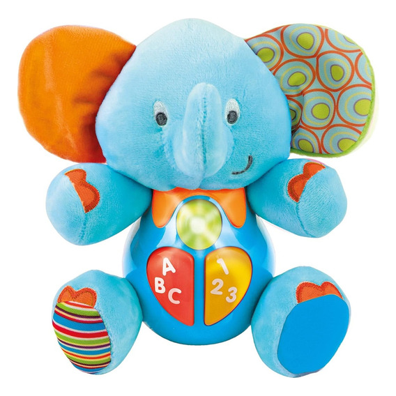 Elefante Peluche Didactico Amigo Inteligente Winfun