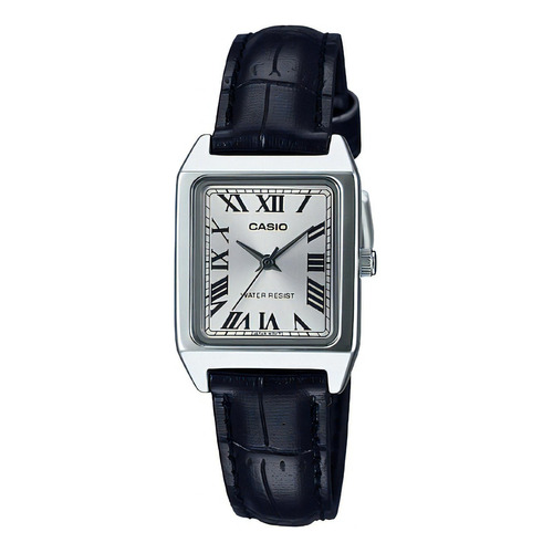 Reloj Casio Ltp-v007l-7b1udf Mujer 100% Original Color de la correa Negro Color del bisel Plata Color del fondo Plata