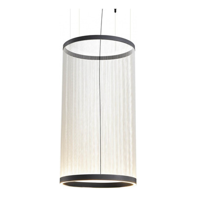 Colgante Hilo 5 Led Integrado 60w Diseño Beige 55x110cm