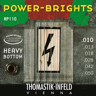 Set Cuerdas Guitarra Eléctrica Thomastik Power Brights Rp110