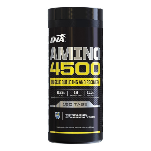 Amino 4500 Ena X 150 Tabs Crecimiento Recuperacion Muscular Sabor Sin sabor