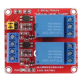 Modulo Rele Relevo 2 Canales 12v Optoacoplado Arduino