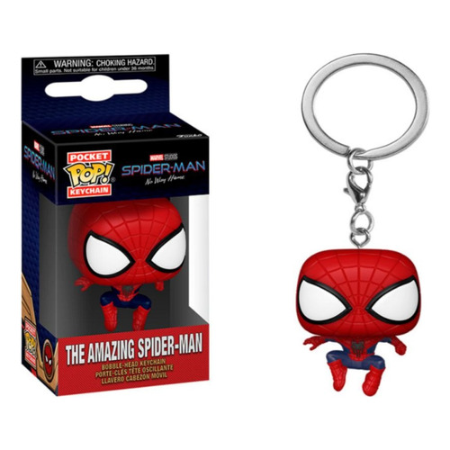 Llavero The Amazing Spider-man Andrew Garfield Pocket Pop! Color Rojo