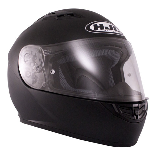 Casco Hjc Cs-15 Solid Semi Flat Negro Mate