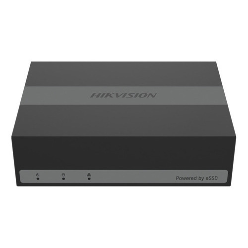 Hikvision DVR 4 MP Lite 4 Canales TurboHD + 1 Canales IP Hasta 15 Días de Grabación Incluye Unidad de Estado Solido Incluido Tecnología Acusense Lite Evita Falsas Alarmas Diseño Ultra Compacto