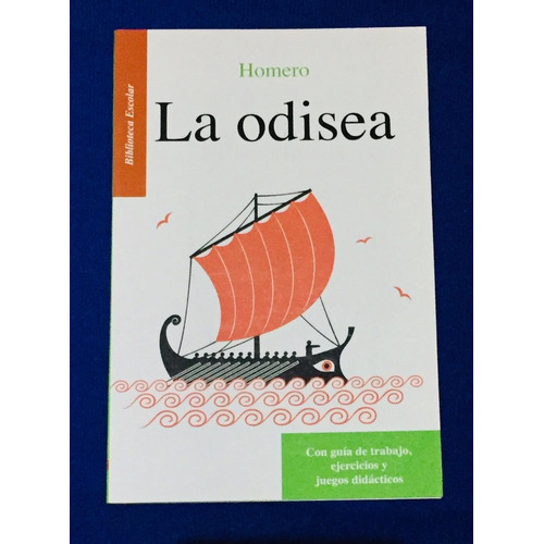 La Odisea, De Homero. Editorial Editores Mexicanos Unidos, Tapa Blanda En Español