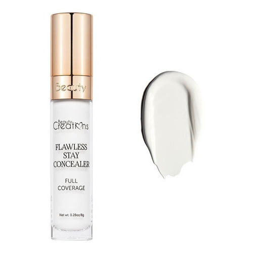 Tonos De Corrector Beauty Creations Flawless Alta Cobertura Tono Blanco