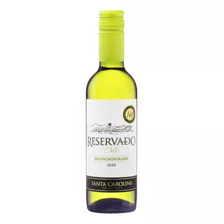 Vinho Sauvignon Blanc Santa Carolina Reservado 2020 Adega Viña Santa Carolina Sa 375 Ml Em Um Estojo De Sem Estojo