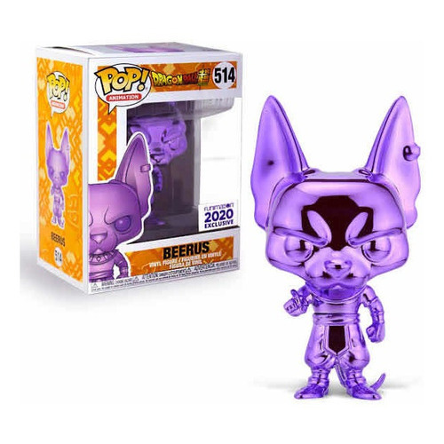 Funko Pop! Beerus Funimation Exclusive Purple Chrome